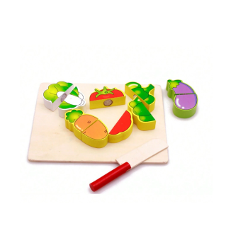 Kit Frutas Para Cortar De Madeira 