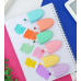 Kit Caneta Marca Texto Picolé 6 Cores 