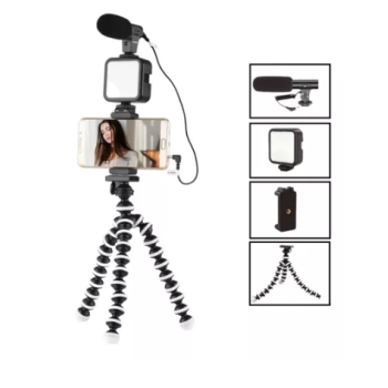 Kit Gravação Suporte de Câmera 