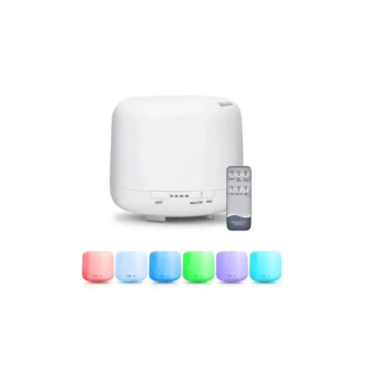 Umidificador 300ml Cromoterapia Aromoterapia & Luminária