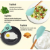 Kit 12 Peças Utensílios Cozinha Em Silicone Maciço E Cabos De Madeira Colheres Espátula