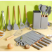 Kit Utensílios de Cozinha Luxo 19 peças