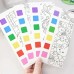12 Folhas Tinta Com Livros De Atividades Conjunto De Pincel Para Crianças Gouache Graffiti Portátil Desenho De Quadros Colorir Brinquedos