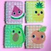 Caderneta Blocos de Notas Fruta bebe / papelaria