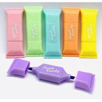 Dupla Ponta 6 Cores MARCA TEXTO CHOCOLATE SWEET CANDY