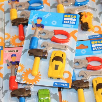 Pacote Borracha Kit de Ferramentas com Carro e Moto