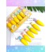 KIT 6 Mini Marca Texto Modelo Abacaxi fazenda pastel Divertidos