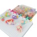 Kit com 6 pçs borracha apagador sorvete família ou casa de bebê realidade simulação fofinho QIHAO QH-8752