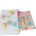 Kit com 6 pçs borracha apagador sorvete família ou casa de bebê realidade simulação fofinho QIHAO QH-8752