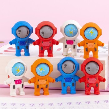 Criativo Colorido Astronauta Em Forma /Destacável Borrachas