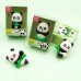 Borracha Gigante Panda com Bambú Desmontável / PAPELARIA FOFA