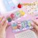 kit 1 com 4 Borracha Escolar Picole frutas ice cream material escolar Kawaii divertida