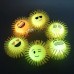 Briquedo Emojis LED Bola AMARELO Com Luz Squishy Brinquedo De Apertar Squeeze Fidget Toy Bola De Emoji