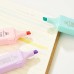 6 Cores De Açúcar 12CM Grande Marcador Marca Texto Pastel Estudantil Criativo Caneta Papelaria