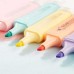 6 Cores De Açúcar 12CM Grande Marcador Marca Texto Pastel Estudantil Criativo Caneta Papelaria