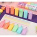 Kit Com 6 Canetas Mini Marca Texto Urso Ursinho (RM1520-6) Estojo Com TEXTO BOOW Roxo