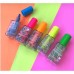 Kit 5 marca texto divertidos modelo esmalte tons pastéis
