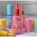 Kit 5 marca texto divertidos modelo esmalte tons pastéis