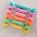 Dupla Ponta 6 Cores Marcador Marca Texto Bala Sweet Candy