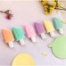 Kit 6 Marca Texto Mini Picolé Sorvete Fofo Formato de Picolés Fluorescente Coloridas e Divertidas Ifantil