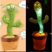 Cacto Dançarino com luz e músicas Recarregável