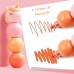 Marca Texto Unicórnio Bola Bolinha Empilhável Kit 3 Cores Papelaria Kawaii