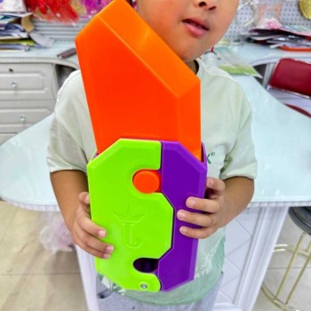 Grande 20 CM Faca De Cenoura De Descompressão Gigante 3D Brinquedo Pequeno Impressão Por Gravidade anti stress Pegadinha criança