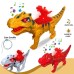 Brinquedo Dinossauro Robô De Brinquedo Com Luzes Led Movimento E Som