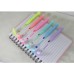 2EM 1 Carimbo+Marca texto 6 Cores Criativa Lápis Fofa Neon Papelaria/Escritório/Escola Barato