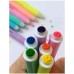 2EM 1 Carimbo+Marca texto 6 Cores Criativa Lápis Fofa Neon Papelaria/Escritório/Escola Barato