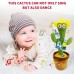 KIT Brinquedo (1 Cacto Falante Dançante +6 PÇS Squishy Bichinho ) Fofo de Apertar Anti Stress Mochi