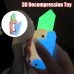 Pequeno Luminoso Faca 3D Impressão Mini Modelo Brinquedo De Descompressão Pegadinha Anti-Stress Barato