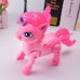 Brinquedo Unicórnio que Anda Brinquedo de Criança com LUZ LED