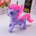 Brinquedo Unicórnio que Anda Brinquedo de Criança com LUZ LED