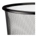 12 L Grande Lixeira Metal Aramado Cesto de lixo 12 L Preta Redonda Para Escritório Casa Quarto
