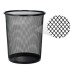 8.5L Grande Lixeira Metal Armado Cesto de lixo 8.5L Preta Redonda Para Escritório Casa Quarto