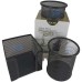 KIT 3 Com 2 Porta Lápis redondo+1 Porta Treco Organizador de Mesa de Escritório Kit caneta metal armado