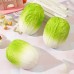 Repolho Comida AntieStresse Relief Squeeze Beliscar bola para crianças, simulação engraçada kawaii, macio e fofo, bola de estresse
