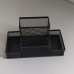 Porta Lapis Preto Porta Caneta Porta Treco Organizador de Mesa cor aleatorio Metal Aramado 4 Divisorias Mesa Escritorio Barato
