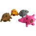 Jacaré Com Bola Uva Cor De Liso Escuro fofinho Brinquedo Squishy Apertar Antiestresse Barato