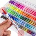 100 Marcadores Coloridos Conjunto De Cabeça Dupla Caneta Destacadora Pincel De Aquarela Caligrafia De Volta À Escola