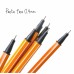  Kit de canetas com 24 cores Fine Line Amarelo Ponta Fina 0.4 mm Fineliner