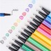 Kit de canetas com 12 cores Fine Line Coloridas Ponta Fina 0.4 mm Fineliner