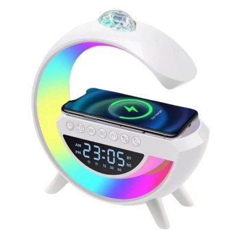 LED WIRELESS CHARGING SPEAKER COM BOLA RGB -20286