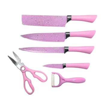  Faqueiro Gourmet 6 Pçs Rosa CX-70132