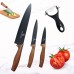 KIT 4 PEÇAS CONJUNTO DE FACAS CX-70125