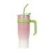 Copo Garrafa Térmico com Alça e Canudo 1 litro 1000ml Copo inoxidável - CX-7092