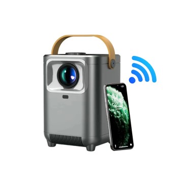 Projetor Wi-fi lançamento Portátil com Android HDMI Smart Cinema 6K HD - MY-7280