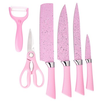 KIT 6 FACA CORRUGATED KITCHEN KNIFE - CX-70136