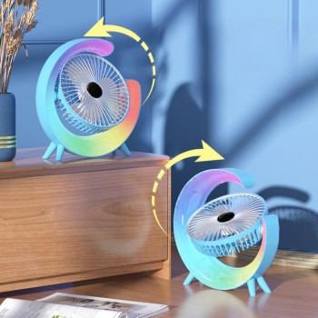 Ventilador de Mesa LUMINARIO RGB MY-7285